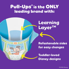 Pull-Ups refastenable sides demonstrated for quick changes by caregivers