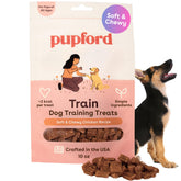Pupford front packaging showing chicken flavor and 10 oz size, conveys trust
