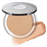PÜR MINERALS compact front open showing palette and mirror for quick touch-ups