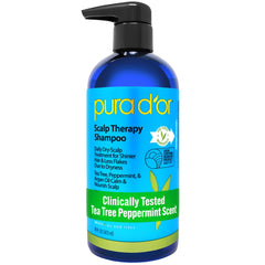 PURA D'OR front bottle 16oz showing full label and benefits