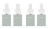 Pura front packaging of white tea refill showing design and convenience