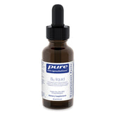 Pure Encapsulations front label showing B12 liquid benefits and purity