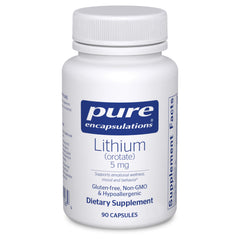 Pure Encapsulations front label showing product name and capsule count for clarity