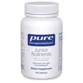 Pure Encapsulations front label showing product name and capsule count, clear benefit