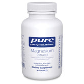Pure Encapsulations front view of bottle showing clean supplement design and clarity
