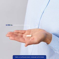 Pure Encapsulations capsules poured to show supplement consistency and quality