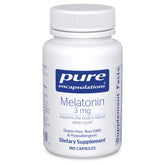 Pure Encapsulations front label showing product name and 180 capsules benefit: clear identification
