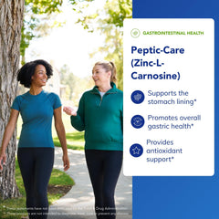 Open bottle of Peptic-Care capsules showing contents and ease of daily use