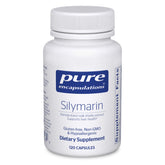 Pure Encapsulations Silymarin front packaging showing clear product identity and benefits