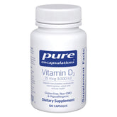 Pure Encapsulations front packaging showing bottle and supplement name with clear labeling benefit