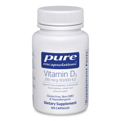 Pure Encapsulations front bottle view showing label and supplement name for clear identification and trust