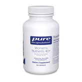 Pure Encapsulations bottle front view showing Women's Nutrients 40+ for clear product ID and trust
