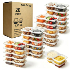 Pure Future front packaging showing 20-pack and lids, highlights value