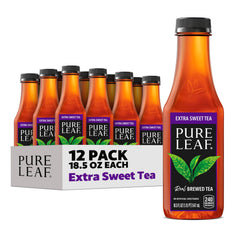 Pure Leaf front packaging showing 12-pack and ready-to-drink convenience