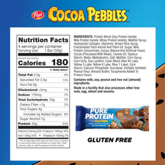 Pure Protein single wrapped bar emphasizing portability and freshness