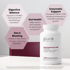 Pure Therapro Rx open bottle with capsules visible for convenient daily supply benefit