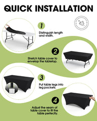 Pureegg tablecloth in outdoor picnic scene resists movement and simplifies cleanup