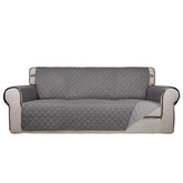 PureFit front view on 66 inch sofa showing full coverage and neat fit