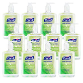 PURELL front packaging showing 12 fl oz pump and brand for easy access