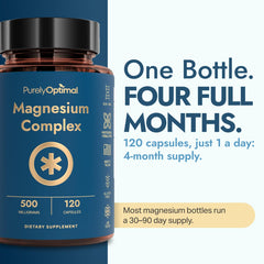 Purely Optimal capsule close-up highlighting easy-to-swallow finish