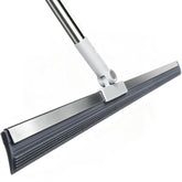 Purexa front view of large floor squeegee showing wide blade and handle for fast cleaning