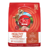 Purina ONE bag front view showing turkey-first ingredient and clear branding benefit