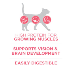 Purina ONE bag nutrition panel displaying nutrient facts and DHA