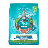 Purina ONE front of bag showing product branding and benefits