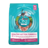 Purina ONE front of bag showing product branding and size benefits