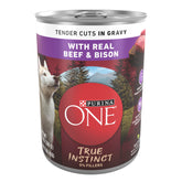Purina ONE front packaging showing product name and high-protein benefit