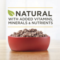 Served bowl of Purina ONE showing moist, appealing meal