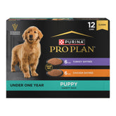 Purina Pro Plan front packaging showing variety pack and benefits