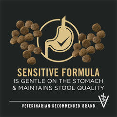 Purina Pro Plan close-up of dry kibble texture for easier digestion