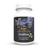 Purina Pro Plan FortiFlora canister front showing product and digestive support