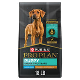 Purina Pro Plan front of bag shows formula and weight benefits