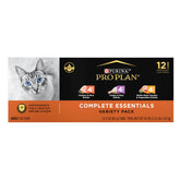 Purina Pro Plan front packaging showing variety pack and key benefits
