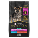 Purina Pro Plan front packaging showing large-breed puppy formula and benefits