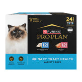 Purina Pro Plan front packaging showing variety pack and urinary support benefit