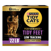 Purina Tidy Cats front box showing 22 lb packaging and tidy benefits