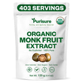 Purisure jar front packaging showing organic label and compact design benefit