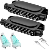 puzoxi front view headrest mounted showing targeted cooling benefit