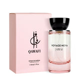 QAWAFI bottle front view showing elegant design and premium presence