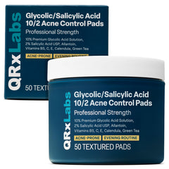QRxLabs jar front packaging showing product name and counts, convenient travel benefit