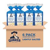 Quaker front packaging showing six-pack and product benefits