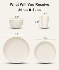Quatish dinner plate close-up highlighting smooth texture and chip-resistant finish for longevity