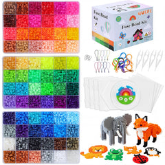 QUEFE front packaging showing 72-color kit and bead total for easy identification