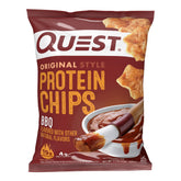 Quest front packaging showing BBQ flavor and protein benefit