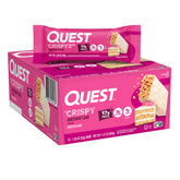 Quest front packaging showing 12-count and keto-friendly benefits