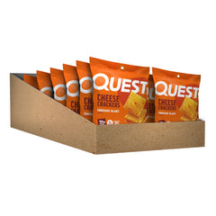 Quest single-serve pouch held in hand showing portion control and portability