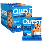 Quest front packaging showing cookie benefits and macros